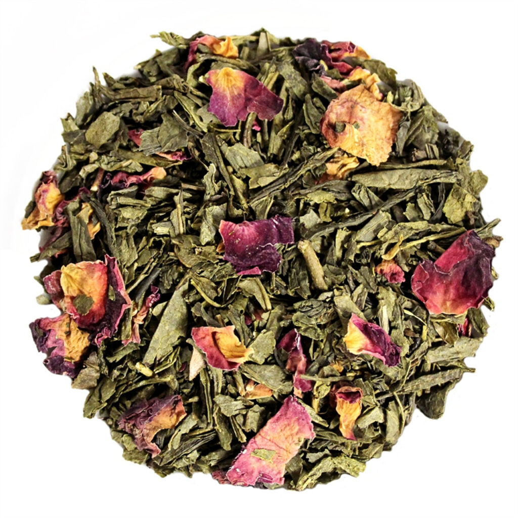 Japanese Cherry Blossom Green Tea Lewis Tea & Co.
